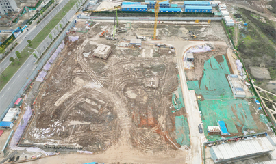 武汉军山新城川江池片区规划小学建设项目桩基施工顺利完成